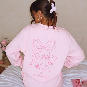 Love You Forever Oversized Sweater Pink