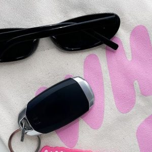 I've Got You Keychain Dark Pink