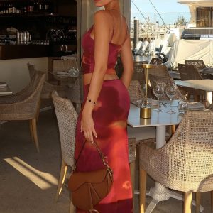 Sunset Girl Maxi Skirt Dark Romance