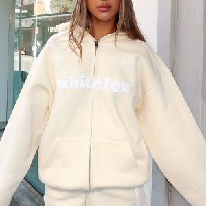 Ready To Go Zip Front Hoodie Lemon