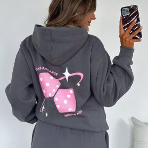 Always A Risk Oversized Hoodie Volcanic