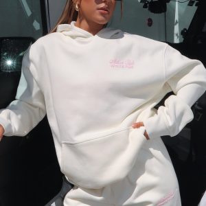 Active Club Oversized Hoodie Off White