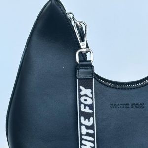 Next Level Strap Keychain Black/White