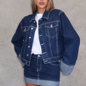 Charlotte Denim Jacket Dark Indigo