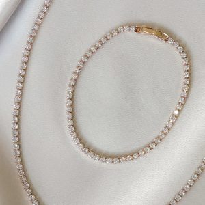 Clare Tennis Set Gold