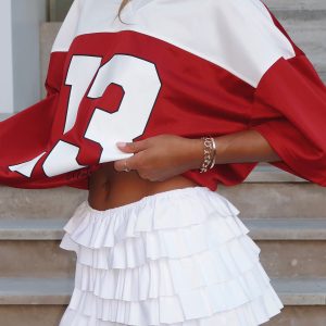 Adorable Thing Frill Skort White