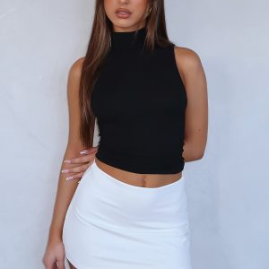 Over And Over Again Mini Skirt Off White