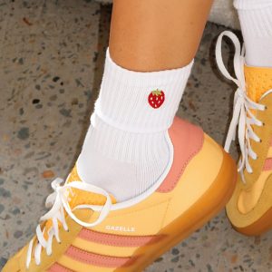Sweetest Berry Socks White