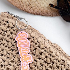 Got The Sun Keychain Pink/Orange