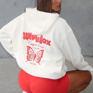 High Above Oversized Hoodie Cream