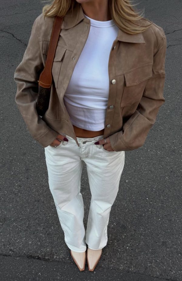 HoldTightPUJacketCamel