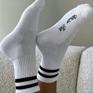 Grounded Socks White/Black