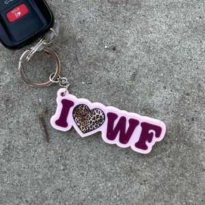11th Street Concrete Jungle Keychain Raspberry Jelly