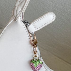 Stefanie Key Ring Pink Strawberry