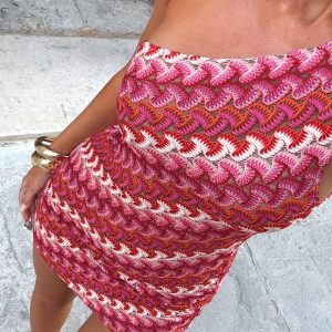 Go Loco Mini Dress Berry