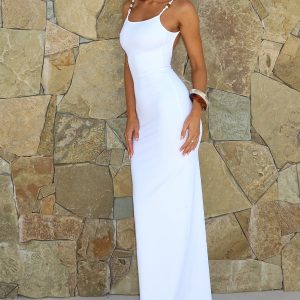 Trusting You Maxi Dress Off White