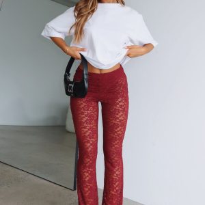 New Era Pants Wine