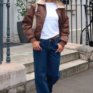 Bring The Style Low Rise Wide Leg Jeans Dark Blue