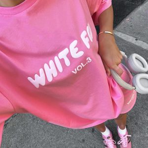Offstage Oversized Tee Bubblegum