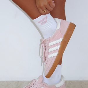 Offstage Socks White/Pink