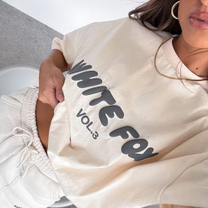 Offstage Oversized Tee Pebble