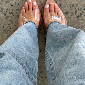 Out & About Heels Nude Patent