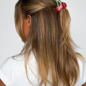 Piper Hair Clip Cherry