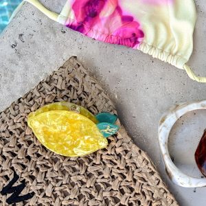 Piper Hair Clip Lemon