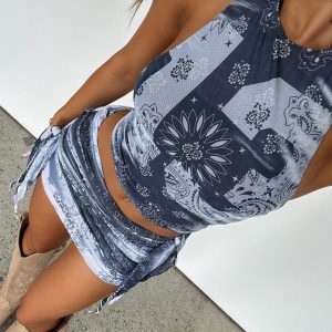 Eclipse Heart Mini Skirt Thirteenth Dimension