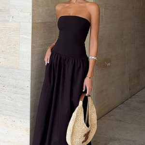Take Back Maxi Dress Chocolate