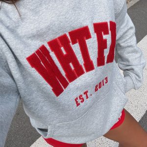 Give It Away Oversized Hoodie Dark Grey Marle