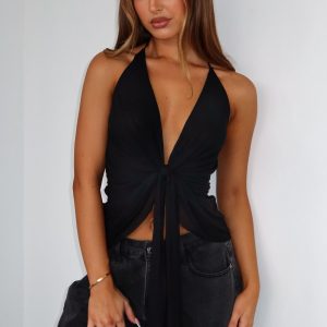 Siren's Touch Top Black
