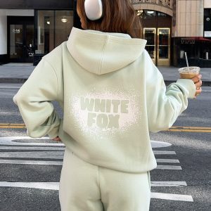 11th Street Keeping It Real Oversized Hoodie Iced Matcha