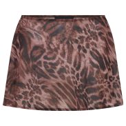 WHITE-FOX-AURA-WAVE-MINI-SKIRT-BROWN-GHOST-1
