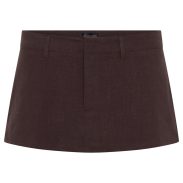WHITE-FOX-SELFISH-BEHAVIOUR-MINI-SKORT-BROWN-GHOST-1