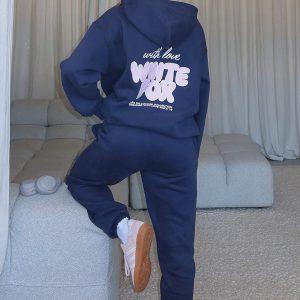 With Love Always Sweatpants Navy