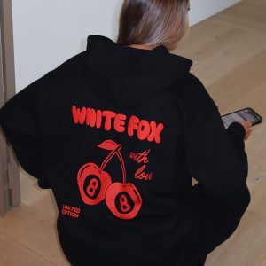 With Love In The Moment Oversized Hoodie Black