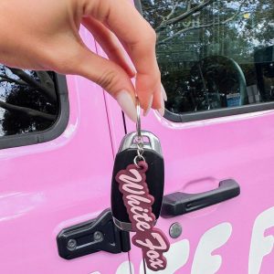 Move Maker Keychain Merlot/Pink