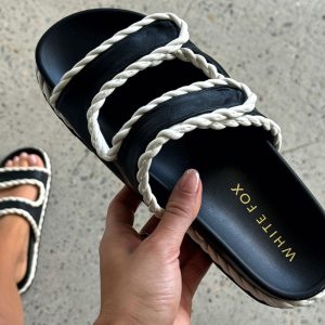 Joe Sandals Black/Cream