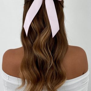 Sweet Serenity Bow Hair Clip Pink