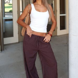 Lost Your Chance Pants Chocolate