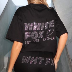 Always Shining Oversized Tee Black