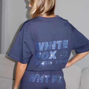Always Shining Oversized Tee Navy