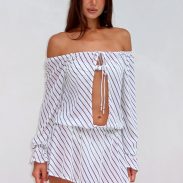 white-fox-back-to-shore-long-sleeve-mini-dress-cream-chocolate-27.3.25-2
