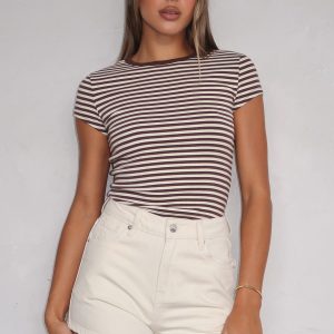Emerson Denim Shorts Cream