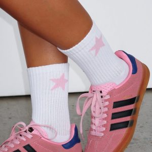 From The Archives Socks White/Pink