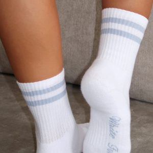 Grounded Socks White/Blue