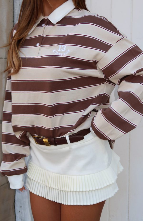white-fox-ignoring-me-mini-skort-off-white-Whateveryou-want-long-sleeve-rugby-shirt-neutral-stripe-11.6.25-9