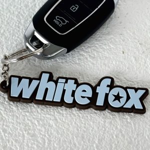 From The Archives Gigi Keychain Chocolate/Baby Blue