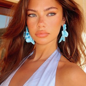 Rue Earrings Blue